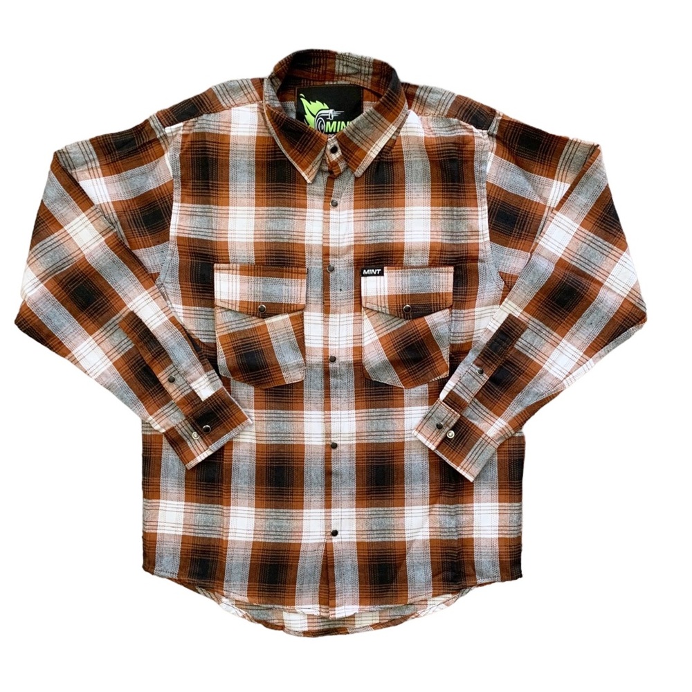 NWT Mint Speed Shop Flannel